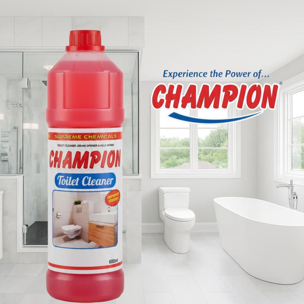 CHAMPION TOILET CLEANER BY SUPREME CHEMICALS SMC-PVT LTD, FLAGSHIP PRODUCT